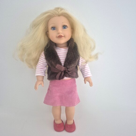 18" Lotus Doll, blonde - Picture 1 of 10